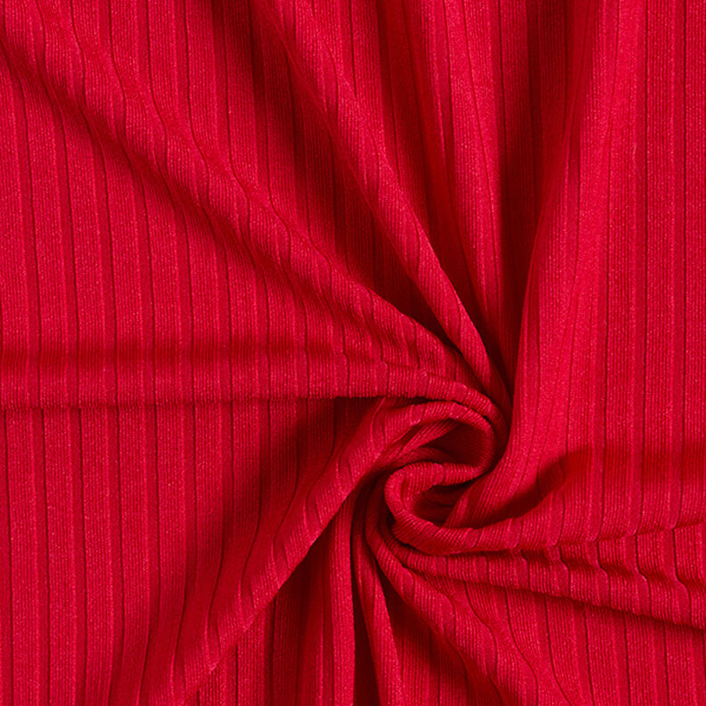 Maille côtelée unie – rouge,  image number 3