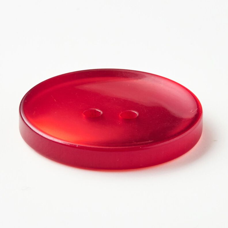 Bouton 2 trous brillant [Ø 25 mm] – chili,  image number 2