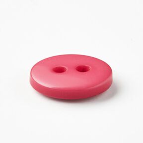 Bouton à 2 trous rond [Ø 11 mm] – rose vif, 