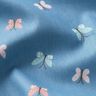 GOTS Popeline coton Papillons – bleu brillant,  thumbnail number 2