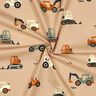 Popeline coton Excavateurs et tracteurs | Poppy Fabrics – beige,  thumbnail number 3