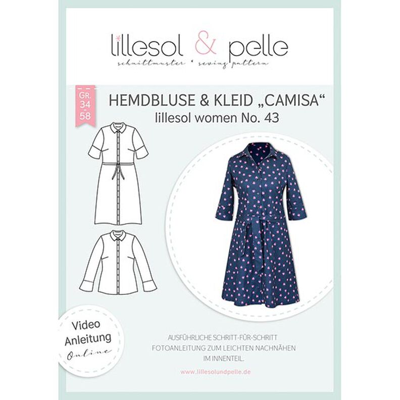 Chemise et Robe Camisa | Lillesol & Pelle No. 43 | 34-58,  image number 1