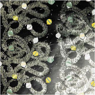 Papier cadeau Décoration de sapin | Rico Design – noir, 