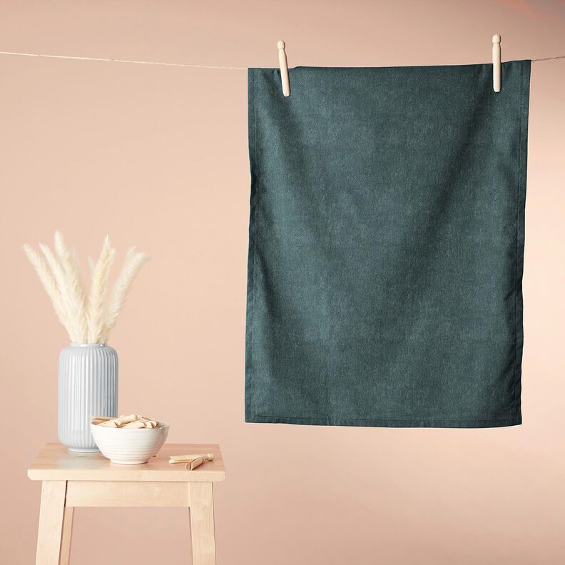 Tissu éponge Stretch Uni – bleu pigeon,  image number 8