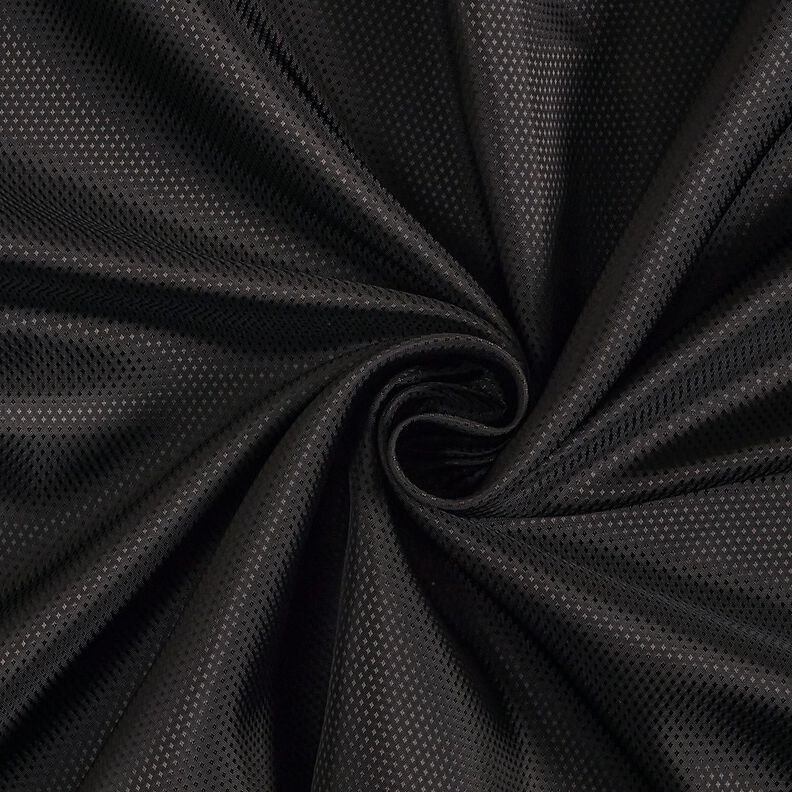 Tissu de doublure Jacquard Mini-losanges – noir,  image number 1
