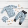 Coton mélangé Jersey Bousculade d'éléphants – bleu argenté,  thumbnail number 7