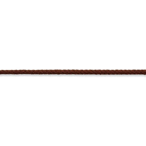 Cordon en coton [Ø 3 mm] – marron foncé, 