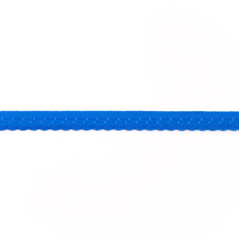 Bande à border élastique Dentelle [12 mm] – bleu roi,  image number 1