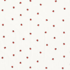 Tissu Nicki Coccinelles – écru, 
