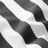 Tissu de décoration Canvas Rayures – noir/blanc,  thumbnail number 2