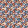 Tissu en coton Popeline kleine Blüten – indigo/vieux rose clair,  thumbnail number 1