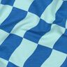 Softsweat carreaux ondulés | Poppy Fabrics – bleu roi/bleu glacier,  thumbnail number 2