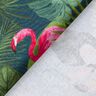 Tissu de décoration Semi-panama Oiseaux tropicaux – vert foncé/rouge,  thumbnail number 4