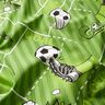 Tissu de décoration Semi-panama Match de football – vert,  thumbnail number 2
