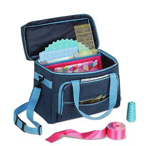 Sac pour machine à coudre | PRYM - jeans / turquoise, 