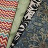 Tissu de décoration Gobelin Mer de feuilles – vert clair/noir,  thumbnail number 5