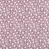 Jersey coton Fleurs bicolores – vieux rose foncé,  thumbnail number 1
