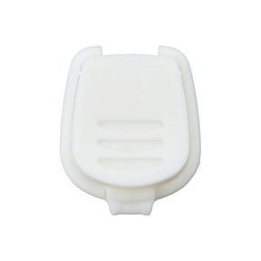 Extrémité de cordon Clip [Longueur : 20 mm] – blanc, 