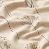 Tissu de décoration Semi-panama fleurs séchées – nature/rose,  thumbnail number 2