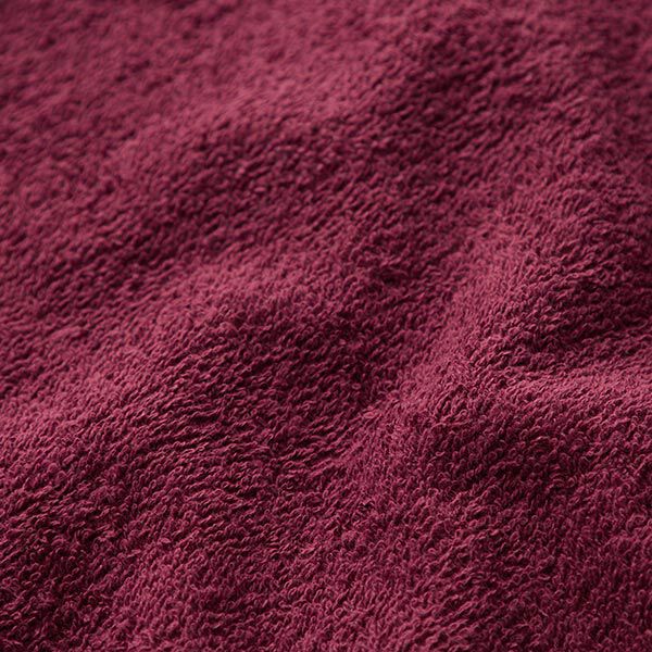 Tissu éponge – rouge bordeaux,  image number 3