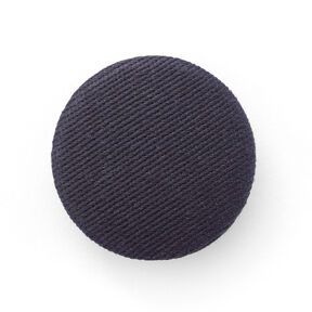 Bouton recouvert, Tissu croisé coton stretch – bleu nuit, 