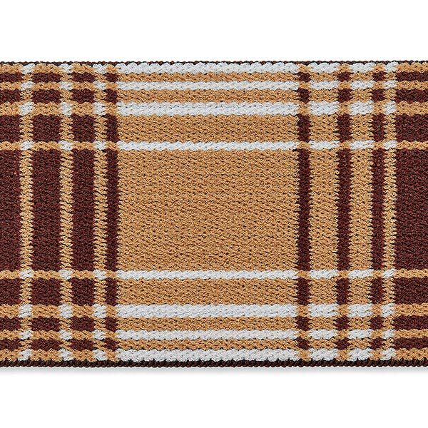Ruban élastique [ 40 mm ] – anémone/marron,  image number 2