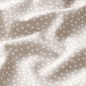 Tissu en coton Cretonne points irréguliers – sable | Reste 80cm, 