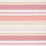 Tissu de décoration Semi-panama Mélange de rayures multicolores recyclé – rouge,  thumbnail number 1