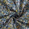 Tissu en coton Cretonne Petites fleurs – jaune soleil/bleu marine,  thumbnail number 3
