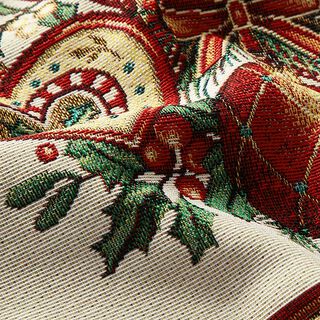 panneau décoratif Gobelin Décoration de Noël – carmin, 