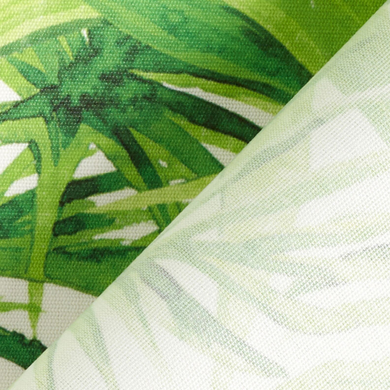 Tissu d’extérieur Canvas Feuilles tropicales – vert clair,  image number 4
