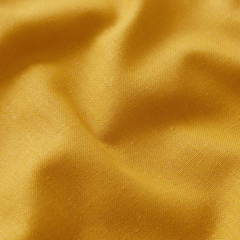 Tissu en coton Cretonne Uni – moutarde,  image number 2