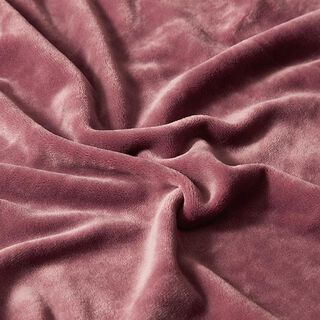 Velours stretch Tissu Nicki – vieux rose, 