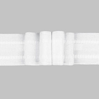 Ruban plissé 4x, 26 mm – blanc | Gerster, 