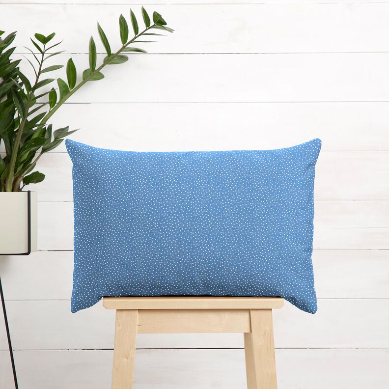 Tissu en coton Cretonne feine Punkte – bleu,  image number 6