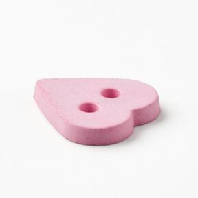 Bouton coeur [Ø 15 mm] – rose, 