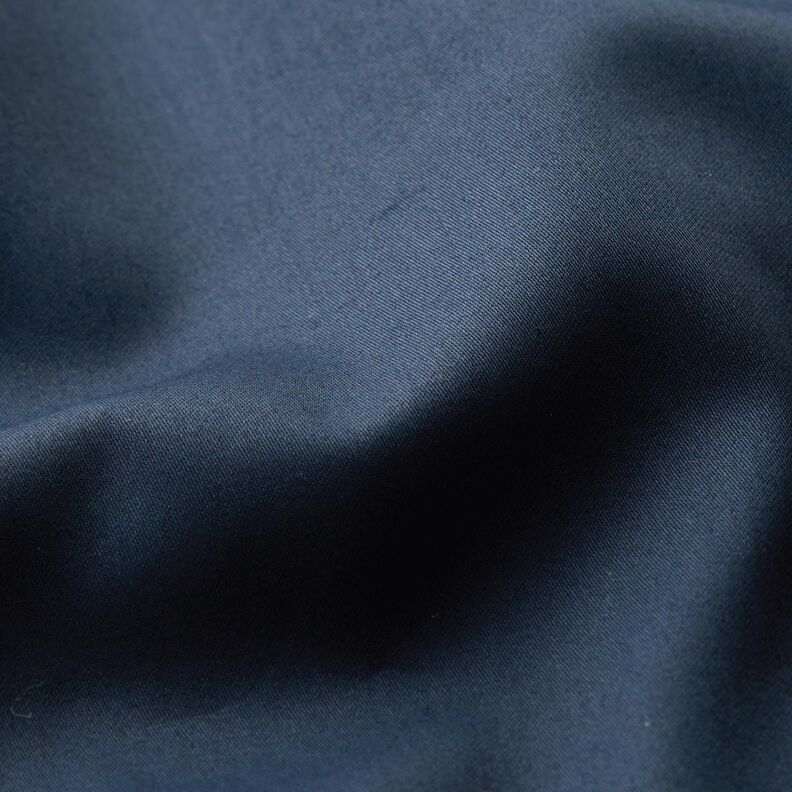 Satin de coton Uni – bleu noir,  image number 3