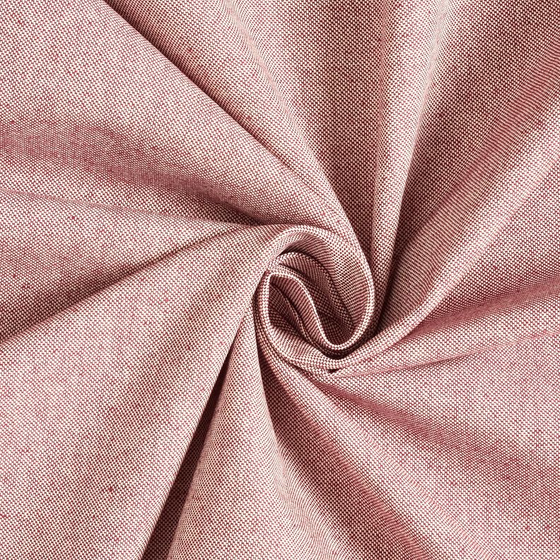 Tissu de décoration Semi-panama bicolore – carmin/nature, image number 1
