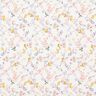 Popeline de coton Fleurs délicates – blanc/mauve,  thumbnail number 1