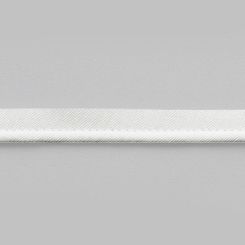 Extérieur Galon passepoil [15 mm] – blanc,  image number 1