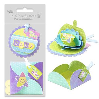 Kit de bricolage pop-up Baby Boy  – bleu, 