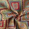 Tissu de décoration Gobelin Aspect crocheté – noir/rouge,  thumbnail number 3