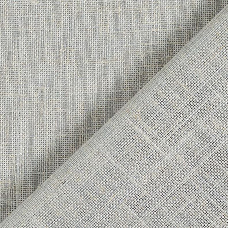 Tissu rideau voile aspect lin 300 cm – gris clair,  image number 3