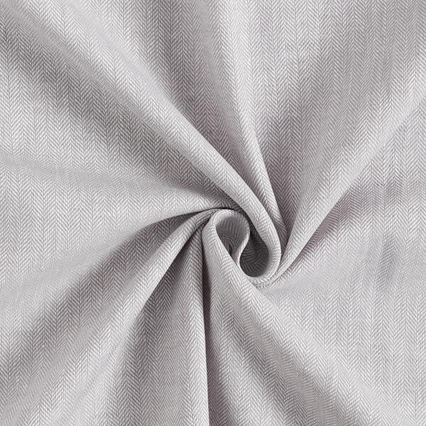 Mélange lin-coton chevron – gris clair,  image number 3