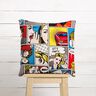 Tissu de décoration Semi-panama Comic Pop-Art – blanc,  thumbnail number 7