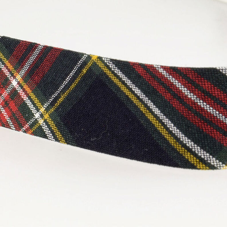 Biais Tartan [20 mm] – noir,  image number 2