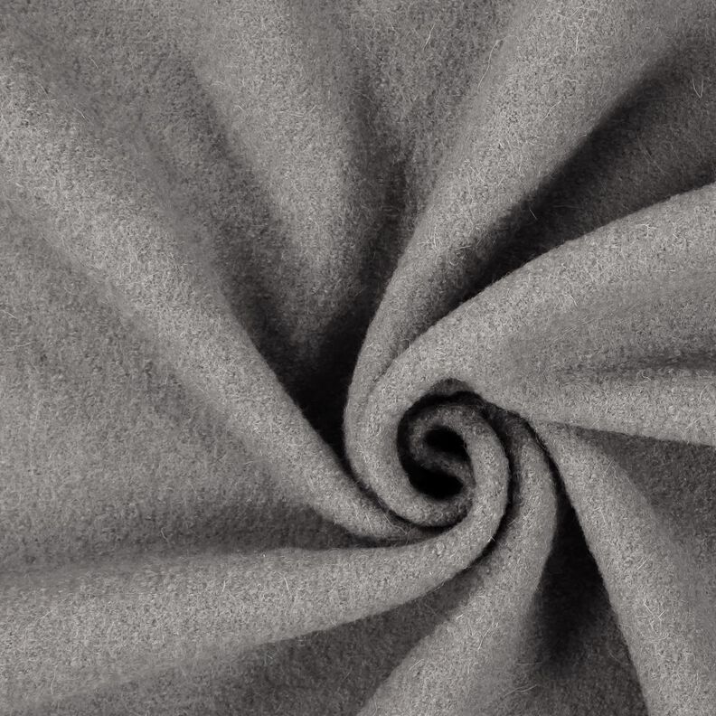 Loden de laine foulé – taupe foncé,  image number 1