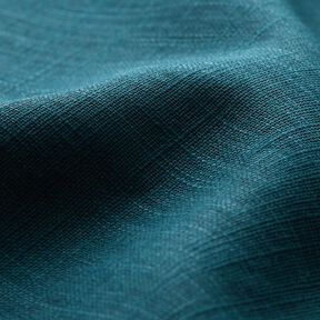 Tissu de lin en ramie mélangée medium – pétrole, 