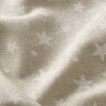 Tissu de décoration Semi-panama Étoiles – nature/blanc,  thumbnail number 2