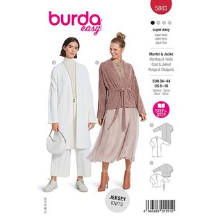 Veste / Manteau | Burda 5883 | 34-44, 